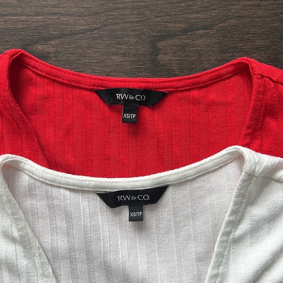 RW&CO xs top bundle red & white - Picture 4 of 5